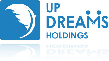 ヘッダーUP DREAMS HOLDINGSロゴ